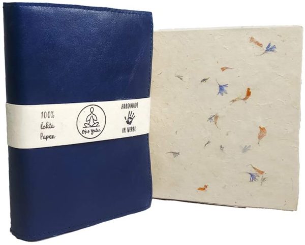Blue Leather Handmade Journal