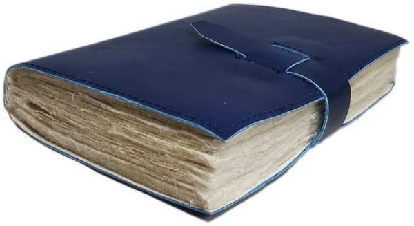 Blue Leather Handmade Journal (3)