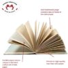 Handmade Bhutanese Cloth Covered Writing Notebook Journal - Lokta (2)