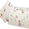 Handmade Bougainvillea, Marigold & Persian Silk Flower Pressed Cards - Lokta
